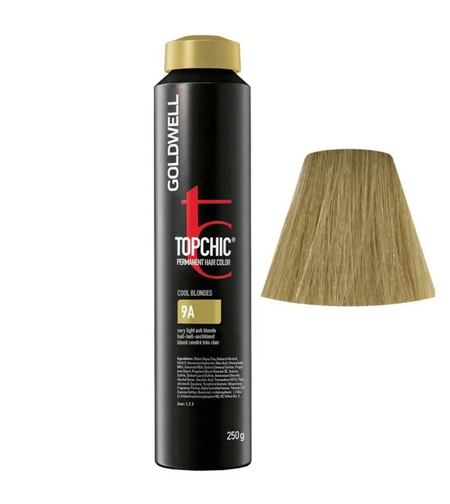 Goldwell, TopChic, Permanent Hair Dye, 9A Cool Blonde, 250 ml
