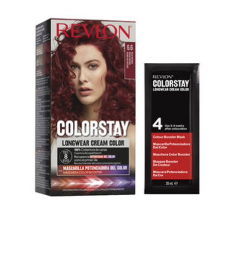 Revlon, Color Stay, Permanent Hair Dye, 6.6 Intense Red, 165 ml
