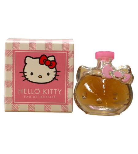 Hello Kitty, Iconic Vichy Rose, Eau De Toilette, For Girls, 5 ml *Miniature