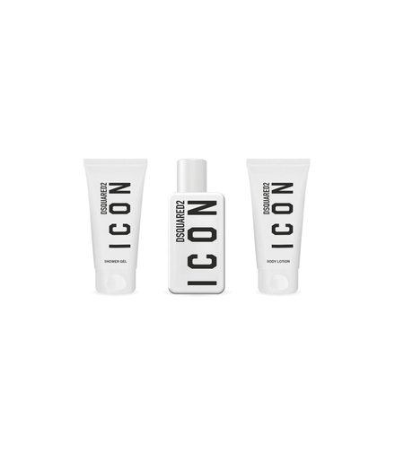 Set Dsquared 2: Icon, Eau De Parfum, For Women, 50 ml + Icon, Shower Gel, All Skin Types, 50 ml + Icon, Moisturizing, Body Lotion, 50 ml