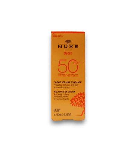 Nuxe, Sun, UV Protection, Sunscreen Cream, For Face, SPF 50, 50 ml