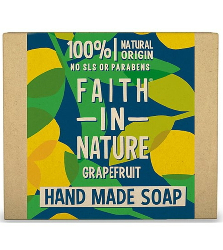 Faith In Nature, Grapefruit, Cleansing & Moisturising, Soap Bar, 100 g