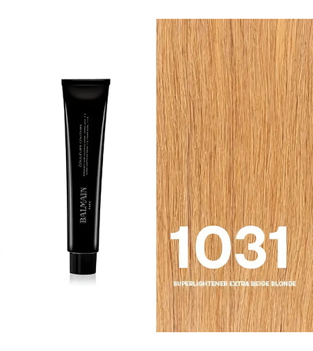 Balmain Professionnel, Couleurs Couture, Permanent Hair Dye, 1031 Superlightener Extra Beige Blonde, 60 ml