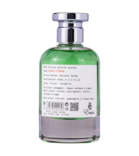 Emir, Ultra Citrus Factory Edition, Eau De Parfum, Unisex, 100 ml