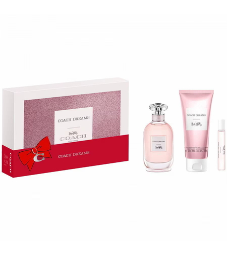 Set Coach: Dreams, Eau De Parfum, For Women, 90 ml + Dreams, Eau De Parfum, For Women, 10 ml + Dreams, Body Lotion, All Over The Body, 100 ml