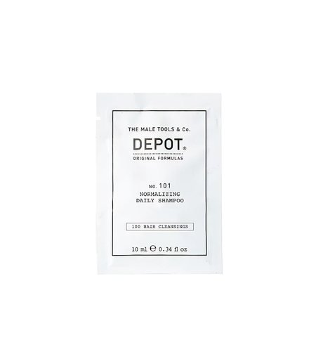 Depot, 100 Hair Cleansing No. 101, Botanical Complex, Hair Shampoo, Normalizing, 10 ml