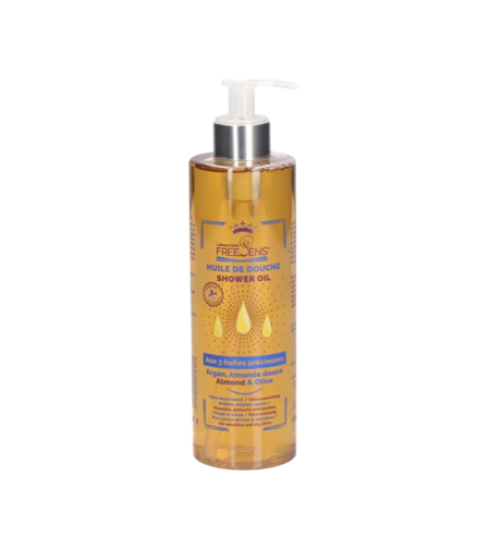 Laboratoire Freesens, Freesens, Natural Ingredients, Aromatic, Cleansing & Moisturising, Shower Oil, Body, All Skin Types, 400 ml