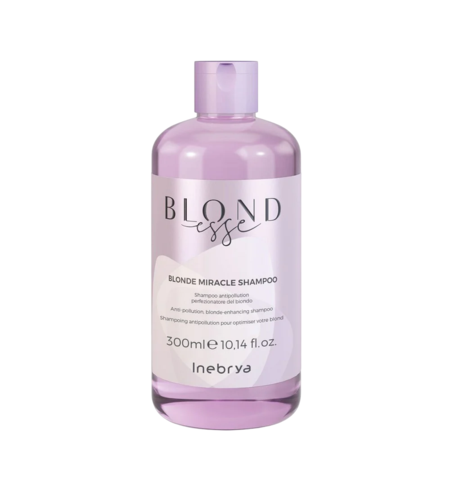 Inebrya, Blonde Miracle, Hair Shampoo, For Neutralisation Of Yellow Tones, 300 ml