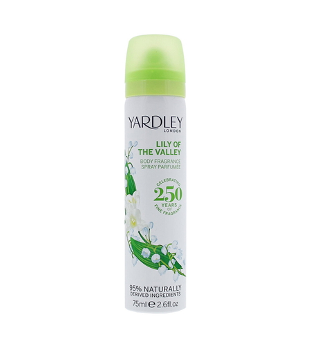 Yardley, Lily Of The Valley, Scented Spray, For Women, 75 ml
