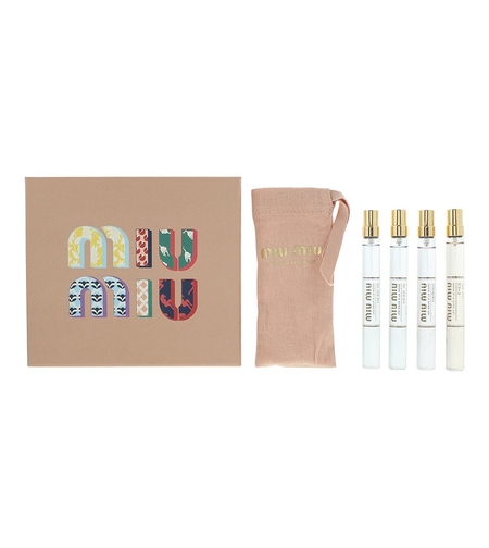 Set Miu Miu: Eaux a La Mode - Eyes On Me, Eau De Parfum, For Women, 10 ml + Eaux a La Mode - Daring Darling, Eau De Parfum, For Women, 10 ml + Eaux a La Mode - Head In The Clouds, Eau De Parfum, For Women, 2 pcs, 10 ml