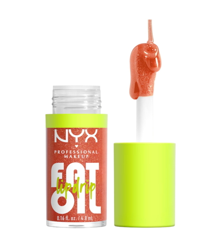 Nyx, Fat Oil Lip Drip, Vegan, High-shine, Lip Oil, Follow Back, 4.8 ml