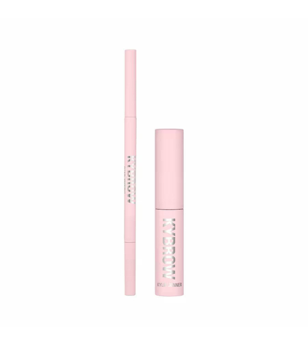 Set Kylie Cosmetics: Kybrow, Defined, Eyebrow Cream Pencil & Brush 2-In-1, 003, Cool Brown, 0.09 g + By Kylie, Define, Eyebrow Gel, Translucent, 5 ml
