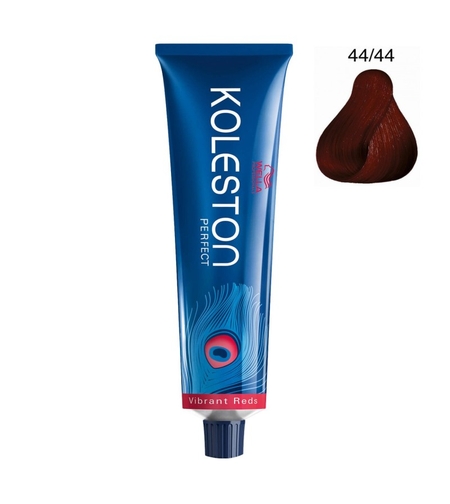 Wella Professionals, Koleston Perfect, Permanent Hair Dye, 44/44 Medium Intense Red Brown, 60 ml