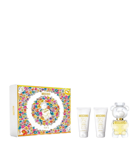 Set Moschino: Toy 2, Eau De Parfum, For Women, 50 ml + Toy 2, Shower Gel, For All Skin Types, 50 ml + Toy 2, Hydrating, Body Lotion, 50 ml