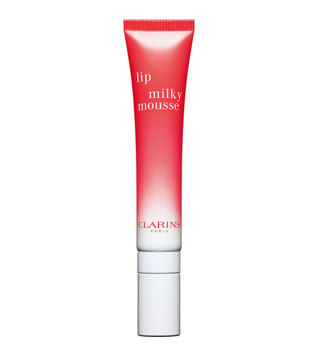 Clarins, Lip Milky Mousse, Satin Finish, Lip Balm, 01, Milky Strawberry, 10 ml