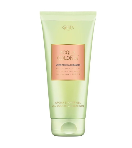 4711, Acqua Colonia, White Peach & Coriander, Moisturizing, Shower Gel, Body, All Skin Types, 200 ml