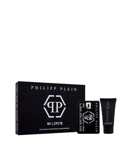 Set Philipp Plein: No Limits, Eau De Parfum, For Men, 50 ml + No Limits, Moisturizing, After-Shave Balm, 50 ml