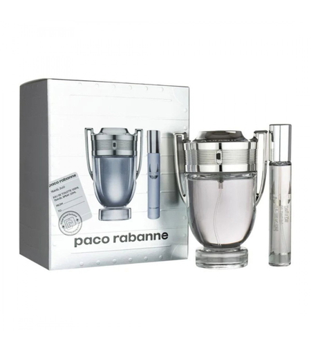 Set Paco Rabanne: Invictus, Eau De Toilette, For Men, 100 ml + Invictus, Eau De Toilette, For Men, 10 ml