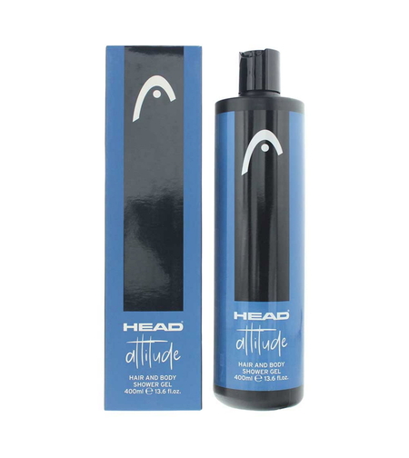 Head, Attitude, Shower Gel & Shampoo 2-In-1, 400 ml