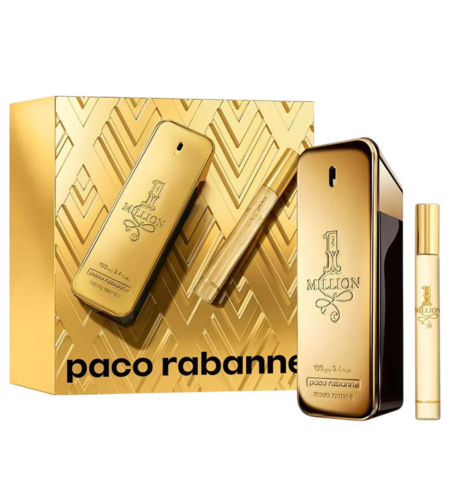 Set Paco Rabanne: 1 Million, Eau De Toilette, For Men, 100 ml + 1 Million, Eau De Toilette, For Men, 10 ml