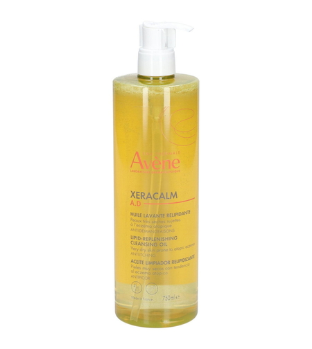 Avene, XeraCalm A.D, Lipid Replenishing, Shower Oil, Body, Sensitive, 750 ml