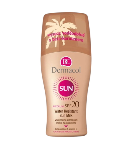 Dermacol, Sun, Vitamin E, Protection, Sunscreen Milk, SPF20, 200 ml *Tester