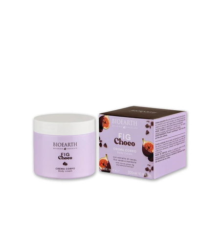 Bioearth, Fig Choco, Hydrating & Softening, Body Cream, Daily, 300 ml