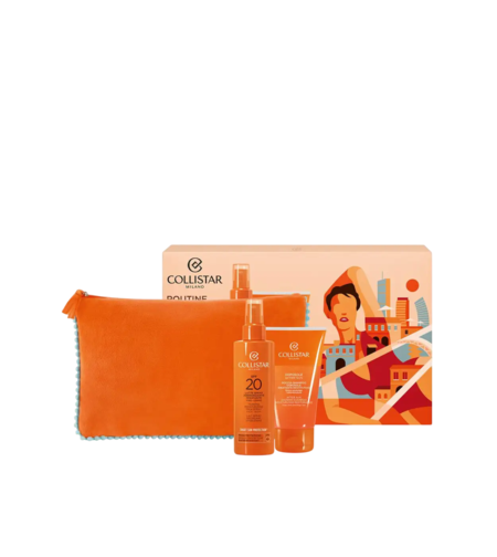 Set Collistar: After Sun, Shower Gel & Shampoo 2-In-1, 150 ml + Collistar, Moisturising, Self-Tanning Spray, For Face & Body, 200 ml + Collistar, GWP Textile Pouch