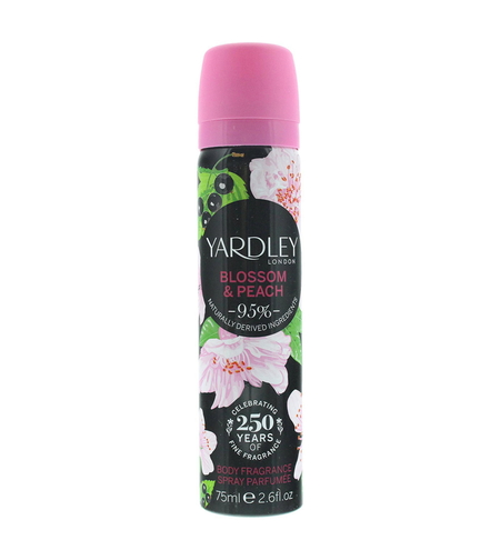 Yardley, Blossom and Peach, Scented Spray, For Women, 75 ml