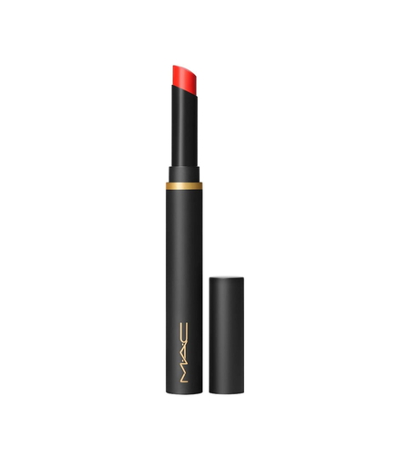 MAC, Powder Kiss Velvet Blur, Cream Lipstick, 875, Devoted To Danger, 2 g