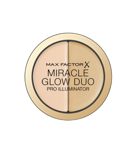 Max Factor, Miracle Glow Duo, Illuminating, Highlighter Powder, 10, Light, 11 g