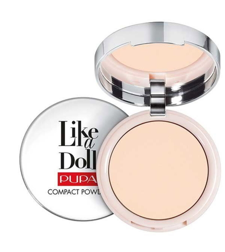 Pupa, Like A Doll, Paraben-Free, Transparent, Compact Powder, 01, Light Beige, 9 g *Tester