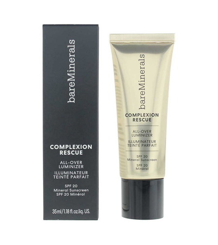BareMinerals, Complexion Rescue, Illuminating, Liquid Highlighter, Golden Peach, SPF 20, For Face, 35 ml