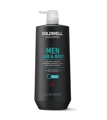 Goldwell, Dualsenses Men, Aromatic, Shower Gel & Shampoo 2-In-1, 1000 ml