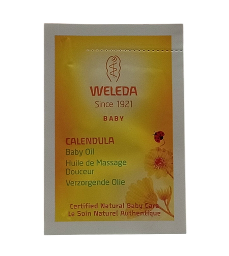 Weleda, Baby, Calendula, Hydrating & Repairing, Marigold, Body Oil, Day, 2 ml *Sample