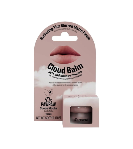 Dr. PawPaw, Cloud Balm, Matte & Smoothing, Cream Blush, Suede Mocha, 5 g