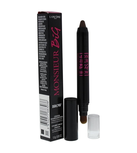Lancome, Monsieur Big Brow, Blending, Eyebrow Cream Pencil & Brush 2-In-1, 03, Brown, 1.5 g