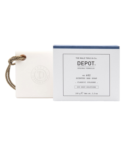 Depot, 600 Body Solutions No. 602, Botanical Complex, Cleansing, Classic Cologne, Scented Soap Bar , Floral Notes, 100 g