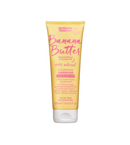 Umberto Giannini, Banana Butter, Vegan & Cruelty-Free & Natural Ingredients, Hair Conditioner, Nourishing & Moisturising, 250 ml