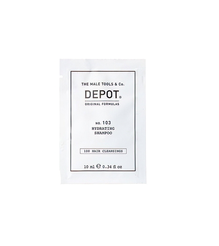 Depot, 100 Hair Cleansing No. 103, Pro-Vitamin B5, Hair Shampoo, For Hydration, 10 ml