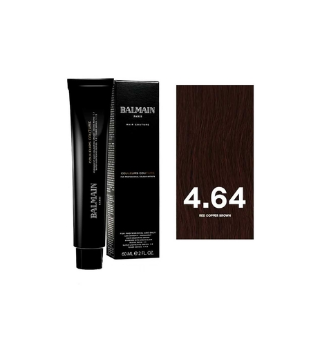 Balmain Professionnel, Couleurs Couture, Permanent Hair Dye, 4.64 Red Copper Brown, 60 ml