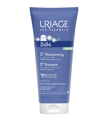 Uriage, 1er Bebe, Hair Shampoo, Detangle, 200 ml