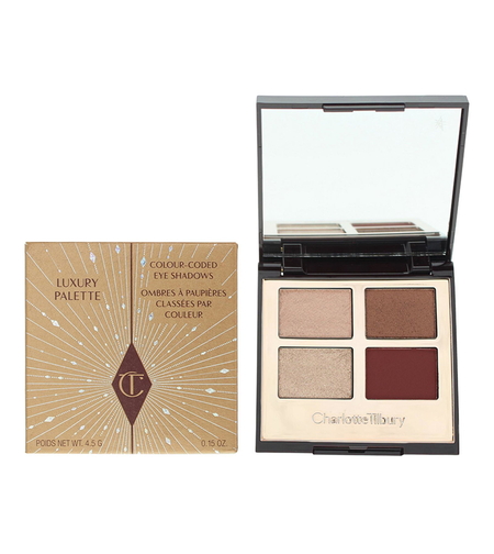 Charlotte Tilbury, Luxury Palette, Eyeshadow Palette, Fire Rose, 4 Shades, 4.5 g