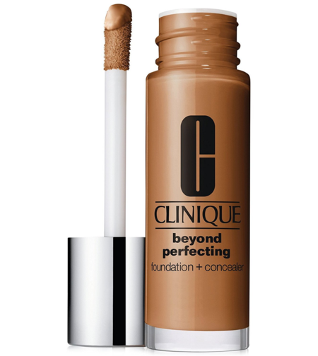 Clinique, Beyond Perfecting, Paraben-Free, Matte Finish, Liquid Foundation & Concealer 2-In-1, 11, Honey, 30 ml *Tester