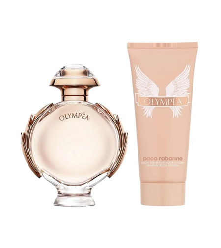 Set Paco Rabanne: Olympea, Eau De Parfum, For Women, 50 ml + Olympea, Body Lotion, 100 ml
