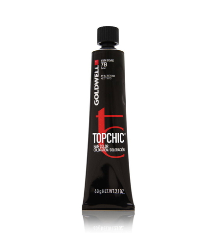 Goldwell, TopChic, Permanent Hair Dye, 7B Safari, 60 ml