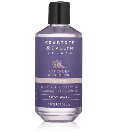 Crabtree & Evelyn, Lavender & Espresso, Calming, Body Wash, 250 ml
