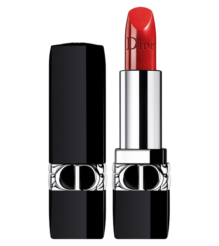 Christian Dior, Couture Colour, Metallic, Cream Lipstick, 999, Red, Refillable, 3.5 g
