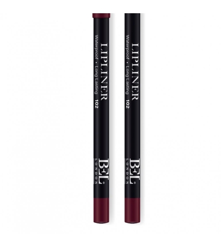 Bel London, BEL London, Hydrogenated Vegetable Oil, Waterproof, Contour, Lip Liner, 102, 0.78 g