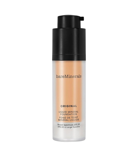 BareMinerals, Original Liquid Mineral, Luminous, Liquid Foundation, 20, Golden Tan, SPF 20, 30 ml